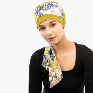 Ava Bamboo Viscose Cap stylish head wraps With Tail