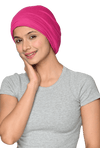 Bamboo Viscose Slouchy Satin Lined Headwear For Women's