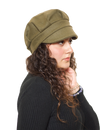 The Headscarves Woolen Fashionable Visor Cap for Women's Headwear
