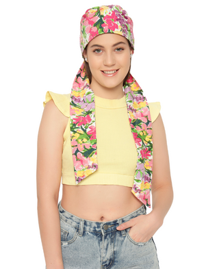 The Headscarves Beautiful Premium Cotton Printed Headwraps Headscarf for Women Fashion
