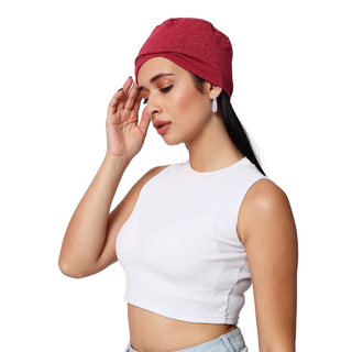 Soft Bamboo Viscose Sleeping Cap For Women's Hair Loss Chemo