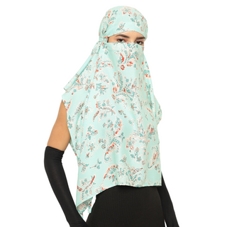 The Headscarves Bamboo Short Scarf Cum Mask Universal Size Usable for vehicle Driver for sunlight UV protection Multicolor Printed Design