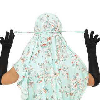 The Headscarves Bamboo Short Scarf Cum Mask Universal Size Usable for vehicle Driver for sunlight UV protection Multicolor Printed Design