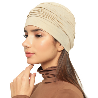 The Headscarves Women’s Chemo Headscarf Side Flower Design Free Size Elegant Comfortable