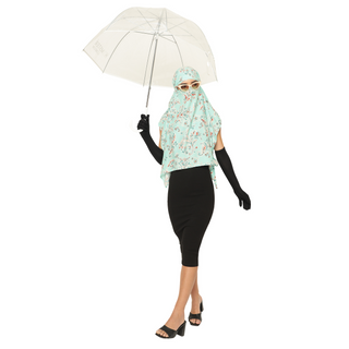 The Headscarves Bamboo Short Scarf Cum Mask Universal Size Usable for vehicle Driver for sunlight UV protection Multicolor Printed Design