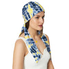 The Headscarves Beautiful Printed Cotton Headwrap With Long Tails For Chemo Women