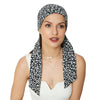 The Headscarves Beautiful Printed Cotton Headwrap With Long Tails For Chemo Women