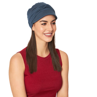 Cute Hats For Chemo Patients Visor Cap with Detachable Band ( 2 Piece Set )