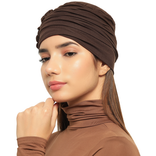 The Headscarves Women’s Chemo Headscarf Side Flower Design Free Size Elegant Comfortable