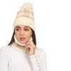 The Headscarves Women Beanies with Neck Muffler Inside Soft Acro Fur for Winter