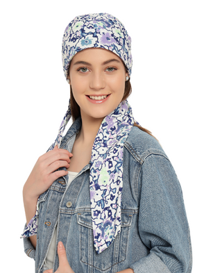 The Headscarves Beautiful Premium Cotton Printed Headwraps Headscarf for Women Fashion