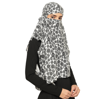 The Headscarves Bamboo Short Scarf Cum Mask Universal Size Usable for vehicle Driver for sunlight UV protection Multicolor Printed Design