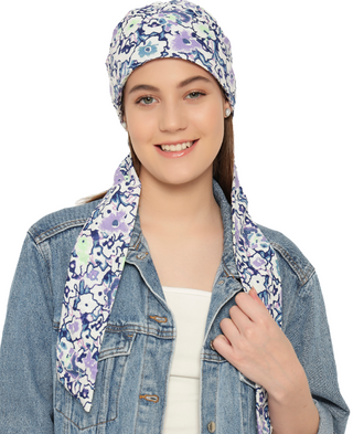 The Headscarves Beautiful Premium Cotton Printed Headwraps Headscarf for Women Fashion