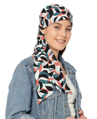 The Headscarves Beautiful Premium Cotton Printed Headwraps Headscarf for Women Fashion