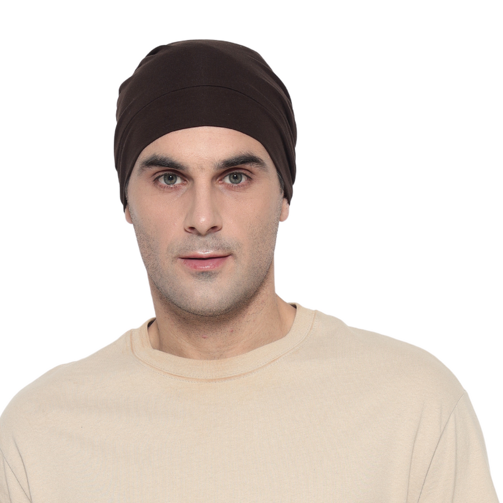 Men's Bamboo Viscose Slouchy Snood Skull Cap – Multipurpose Headwear ...