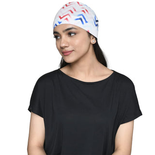 Beautifull Bamboo Viscose Printed Sleep Cap For Day/ Night