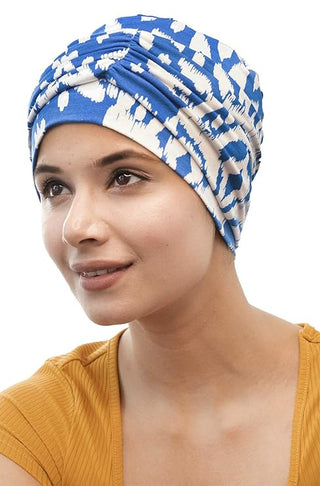 Beautifull Bamboo Viscose Printed Cap With Rouched Band For Women (HS 119Printed)