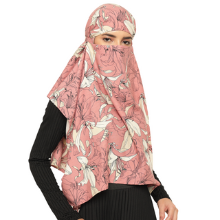 The Headscarves Bamboo Short Scarf Cum Mask Universal Size Usable for vehicle Driver for sunlight UV protection Multicolor Printed Design