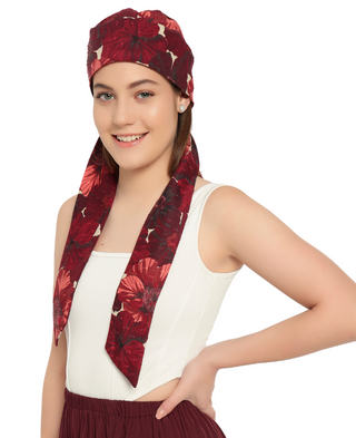 The Headscarves Beautiful Premium Cotton Printed Headwraps Headscarf for Women Fashion