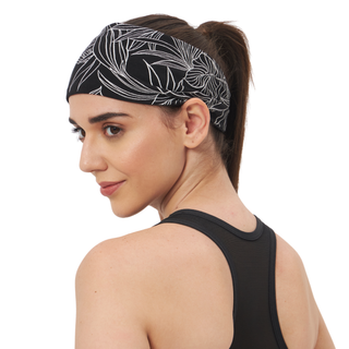 Bamboo Viscose Sports Headband – Beautiful Printed Unisex Sweatband for Running, Yoga, Cycling, Gym & Outdoor Use | Soft, Breathable, Eco-Friendly Head Wrap