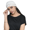 The Headscarves Women's Bamboo Solid Hijab Cap with Rhine Stones Design