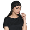 The Headscarves Women's Bamboo Solid Hijab Cap with Rhine Stones Design