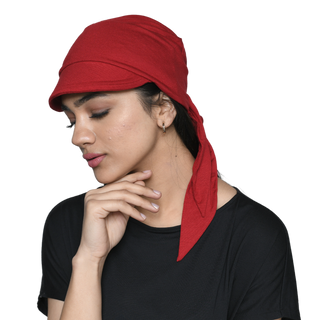 Designer Visor Short Tails Hats For Chemo Patients