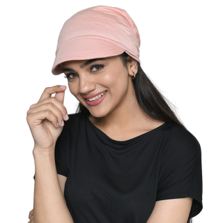 Designer Visor Short Tails Hats For Chemo Patients
