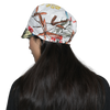 The Headscarves Women’s Printed Cotton Linen New Boy Cap Hat Chemo Hair Loss (SS260 Floral Print)