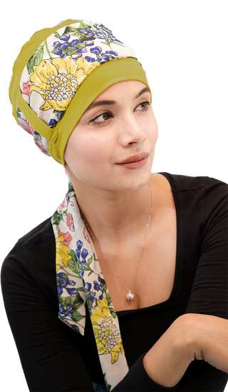 Ava Bamboo Viscose Cap stylish head wraps With Tail