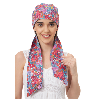 Premium Cotton Printed Headscarf for Women – Soft Headwear, Stylish Hijab Cap, Breathable Headwrap for Hair Loss, Modest Fashion Scarf & Turban"