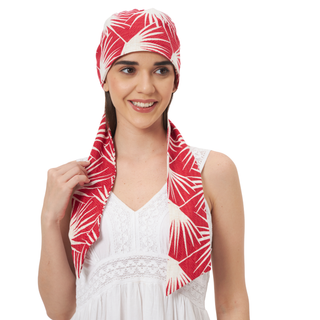 Premium Cotton Printed Headscarf for Women – Soft Headwear, Stylish Hijab Cap, Breathable Headwrap for Hair Loss, Modest Fashion Scarf & Turban"
