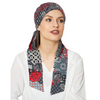 The Headscarves Beautiful Printed Cotton Headwrap With Long Tails For Chemo Women