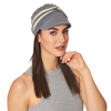Women Visor Cap With Twisted Band Online Chemo Caps In India ( 2 Piece Set )