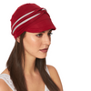 Women Visor Cap With Twisted Band Online Chemo Caps In India ( 2 Piece Set )