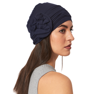 Multicolor Flower Patch Bamboo Viscose Chemo Cap