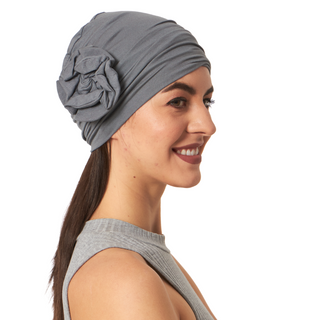Multicolor Flower Patch Bamboo Viscose Chemo Cap