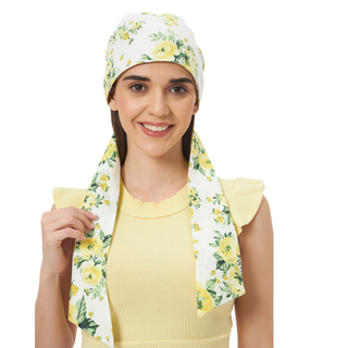 Premium Cotton Printed Headscarf for Women – Soft Headwear, Stylish Hijab Cap, Breathable Headwrap for Hair Loss, Modest Fashion Scarf & Turban"