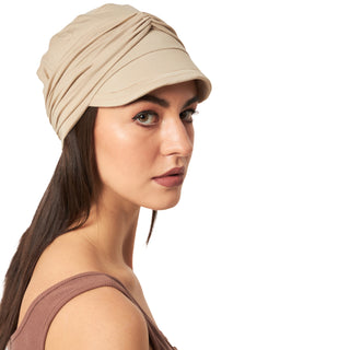 Cute Hats For Chemo Patients Visor Cap with Detachable Band ( 2 Piece Set )