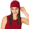 Cute Hats For Chemo Patients Visor Cap with Detachable Band ( 2 Piece Set )