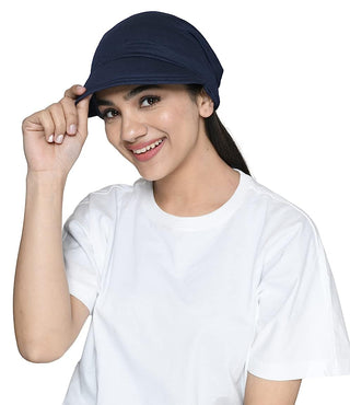 Designer Visor Short Tails Hats For Chemo Patients