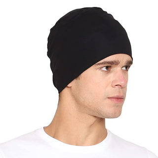 Soft Bamboo Viscose Sleeping Cap For Men's Hair Loss Chemo