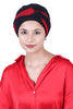Beautiful Bamboo Viscose Solid Cap With Twisted Double Layered Band