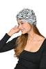 Bamboo Viscose Beautiful Printed Brooch Turban Headwear For Women's