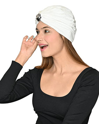 Designer Bamboo Viscose Turbans For Women