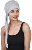 Women's Bamboo Viscose Pleated Beanie With Tails Turban  Headwear