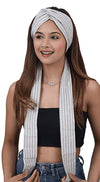 The Headscarves Cotton Linen Front Twisted Band With Tails For Headwear Headband (SS282)