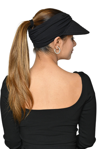 Bamboo Viscose Sports Sun Visor Headband For Women's