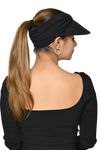 Bamboo Viscose Sports Sun Visor Headband For Women's