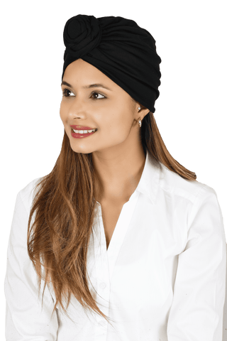 Beautiful Solid Front Rose Beanies Cap For Women's Girls